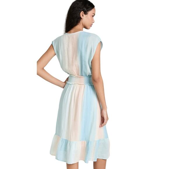 RAILS Ashlyn Dress Color Sunset Gradient Blue And Pink Size S - Picture 4 of 14